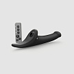 Фаллоимитатор Strap-on-me MULTI ORGASM DILDO c стимуляцией клитора и вибрацией M, черный