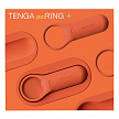 Эрекционное кольцо Tenga paiRING+ с усиленной вибрацией, коралл