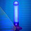 Светящийся фаллоимитатор Strap-on-me Glow-Led Dildo - M, фиолетовый