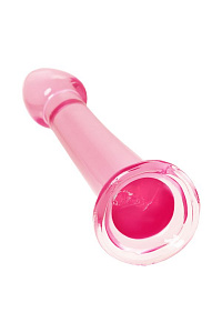 Нереалистичный фаллоимитатор Jelly Dildo Toyfa Basic, TPE, розовый