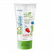 Полностью натуральный интимный гель со вкусом и запахом клубники BIOglide strawberry 80 ml