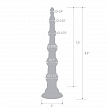 Анальная елочка на присоске 8,5in Anal Beads With Suction Base
