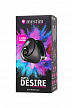 Вибратор Mystim Heart ́s Desire с электростимуляцией, силикон, черный, 6,7 см