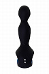 Стимулятор простаты Erotist Sixth с ротацией головки, силикон, черный, 14,5 см (арт. 541315)