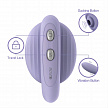 Сиреневый вакуумный стимулятор клитора и G-точки OG Flow Bean Vibrator