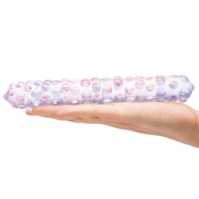 Фаллоимитатор с массажными точками 9" PURPLE ROSE