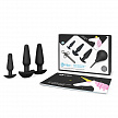Набор для анального секса - подготовка и обучение B-Vibe Anal Education Set Black