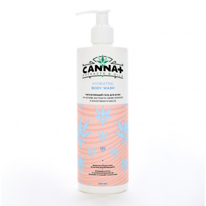 Увлажняющий гель для душа CANNA+ Hydrating Body Wash 400 мл