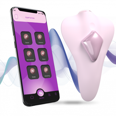 Вибратор в трусы Temptation + APP 40691AL