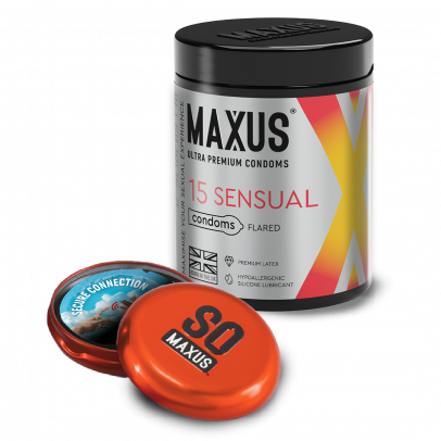 Презервативы MAXUS Sensual №15, анатомические X-Edition, 15 шт
