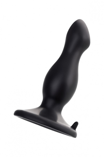 Анальная втулка Toyfa POPO Pleasure Antlia, силиконовая, черная,10,5 см, Ø3,1 см (арт. 731423)