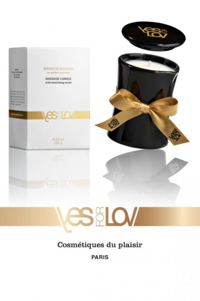 YESforLOV Массажное аромамасло BEWITCHING MASSAGE CANDLE,120мл