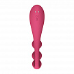 Тройной вибромассажёр Satisfyer Tri Ball 1, красный