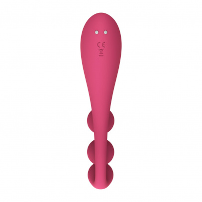 Тройной вибромассажёр Satisfyer Tri Ball 1, красный