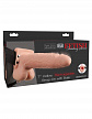 Перезаряжаемый универсальный полый вибрострапон 7 Hollow Rechargeable Strap-on with Balls