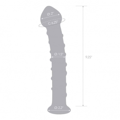 Большой стимулятор с красной спиралью 10in MR. SWIRLY DILDO
