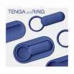 Эрекционное кольцо Tenga paiRING с вибрацией, индиго