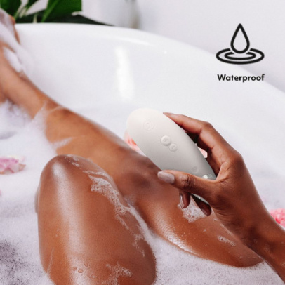 Бесконтактный клиторальный стимулятор Womanizer Premium 2, серый, 15,5 см (арт. WZ212SG8)