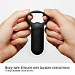 Эрекционное кольцо Tenga SVR+ Black с вибрацией