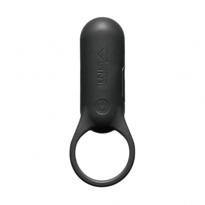 Эрекционное кольцо Tenga SVR+ Black с вибрацией