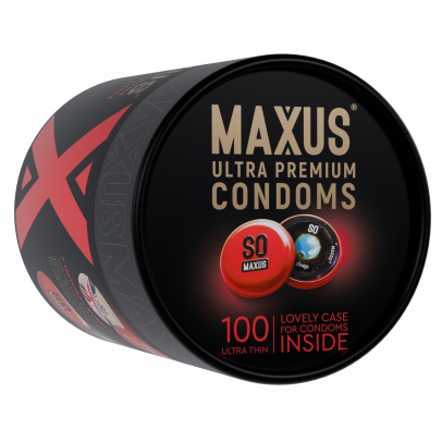 Презервативы MAXUS Ultra Thin с кейсом, ультратонкие X-Edition, 100 шт