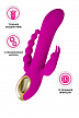 Тройной вибратор A-Toys by TOYFA TRINNY, силикон, фиолетовый, 21,5 см