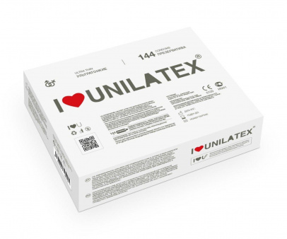 Презервативы ультратонкие Unilatex Ultrathin 144 шт