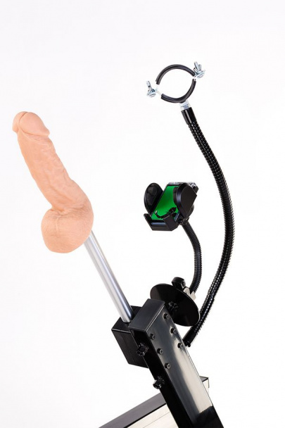 Секс-машина Дива Моушн (Diva Motion), с двумя насадками, металл, черная, 58 см (арт. 913543)