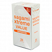 Презервативы Sagami, xtreme, 0.04, латекс, 19 см, 5,2 см, 24 шт. (арт. 143161)