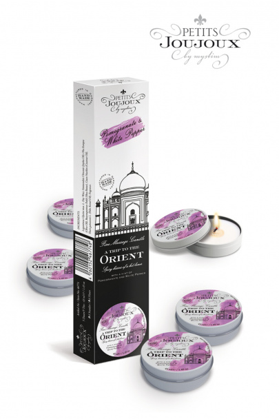 Набор из 5 массажных свечей по 33 гр. Petits Joujoux ORIENT REFILL