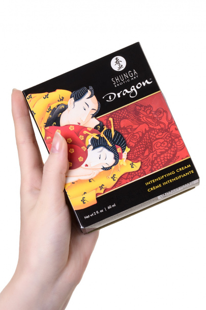 Усиливающий крем для пар Shunga Dragon, возбуждающий эффект «ледяного огня», 60 мл (275200)