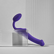 Гибкий страпон Strap-on-me Semi-Realiste, фиолетовый, M