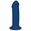 Дилдо на присоске с двойной плотностью Hitsens S01 Blue ADRIEN LASTIC DILDO DUAL DENSITY