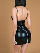 Платье-футляр с двусторонней молнией сзади из материала wet look (My Shadow) L/XL