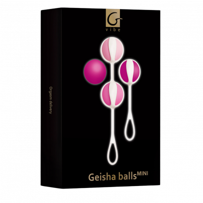 Gvibe Geisha balls Mini - Интимные шарики для начинающих, 14 см (розовый)