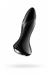 Анальная пробка с вибрацией и ротацией Сатисфайер Ротейтор Плаг 1+ (Satisfyer Rotator Plug 1+) черная, Ø 3,8 см (арт. 4003153)