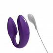 Вибратор для пар We-Vibe Sync 2 фиолетовый, в комплекте батарейка для пульта