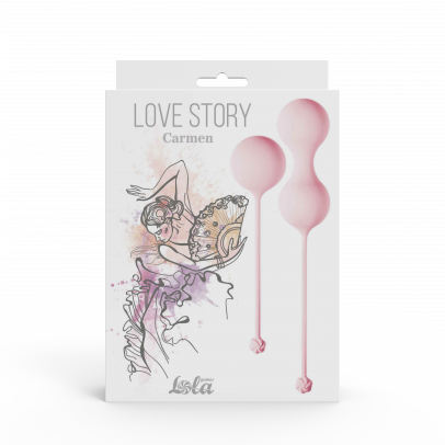Набор вагинальных шариков Love Story Carmen Tea Rose