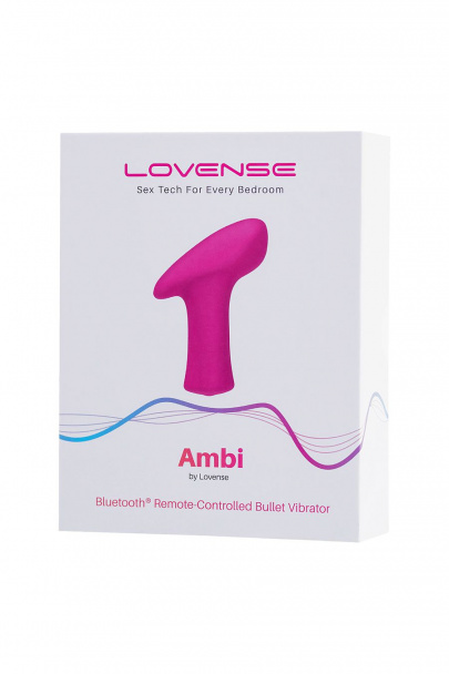 Вибропуля LOVENSE Ambi, розовая, 8,6 см (арт. LE-05)
