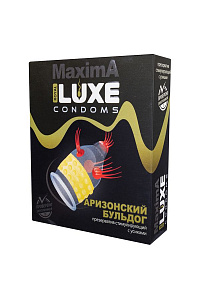 Презервативы Luxe maxima, 18 см, 5.2 см, 1 шт. (рельефы в ассортименте)