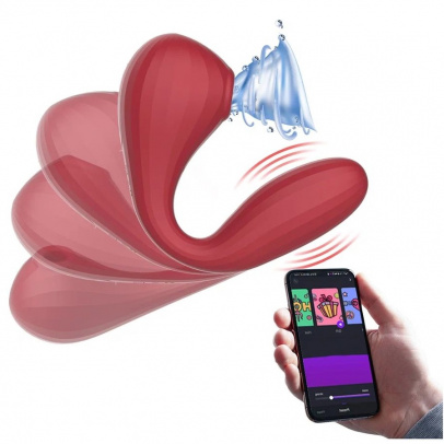 Вибратор Magic Motion Bobi, красный, 20,5 см, Ø 3,3 см (арт. 861160)