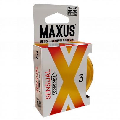 Презервативы MAXUS Sensual №3, анатомические, 3 шт