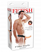Полый страпон на ремне телесный Fetish Fantasy Series 8 Hollow Strap-On