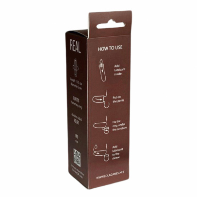 Фаллоудлинитель Real Extra Sense Bubbles, 13,5 см, Ø 3,5 см (арт. 7016-01lola)
