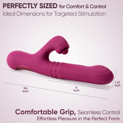 Вибратор Selove ComePlay, фиолетовый, 23,9 см (арт. SE201-purple)