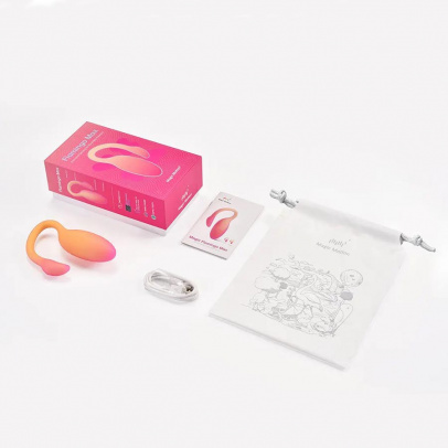 Вибратор Magic Motion Flamingo Max, оранжевый - 2 в 1 вибратор + тренажер Кегеля (арт. 861153)