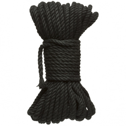 Верёвка для связывания и фиксации MERCI BIND & TIE, 15,24 м, чёрная