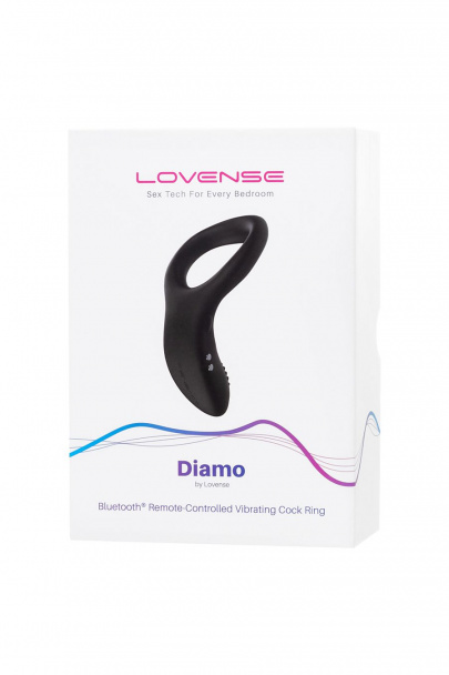 Эрекционное кольцо LOVENSE Diamo, черное, 13,3 см (арт. LE-11)