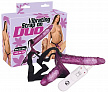 Страпон с вибрацией STRAP ON DUO