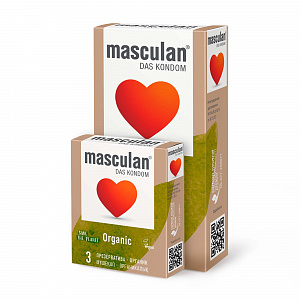 Презервативы Masculan, 19 см, Ø5,3, Органические (Organic)